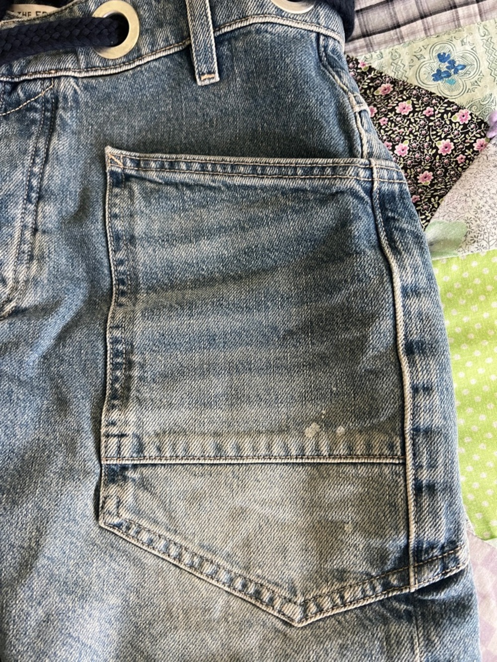 Free People denim shorts in very good condition. - Picture 10 of 12
